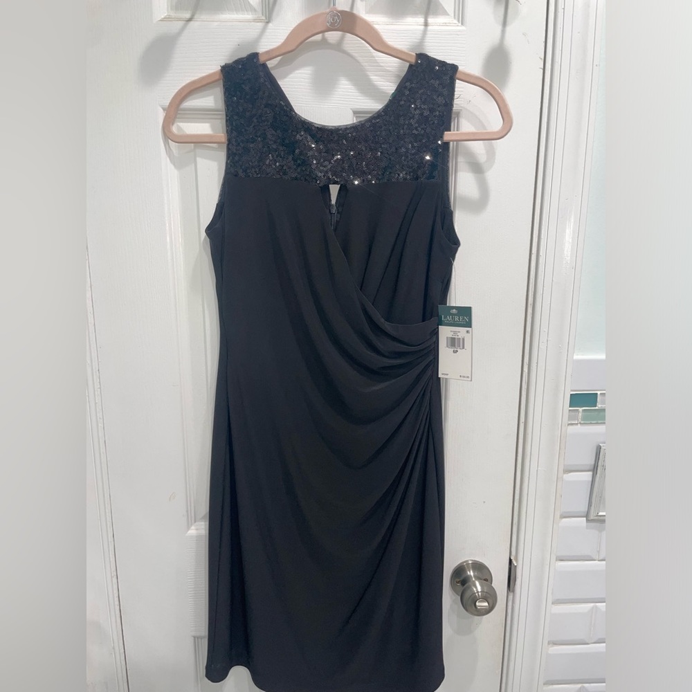 Ralph Lauren little formal black dress